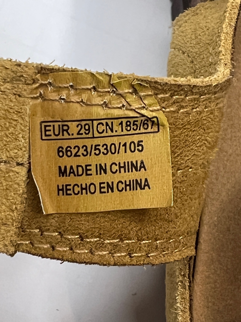 NWOT: Zara Light Brown Suede Double-Strap Sandals with Buckle - Picture 5 of 6